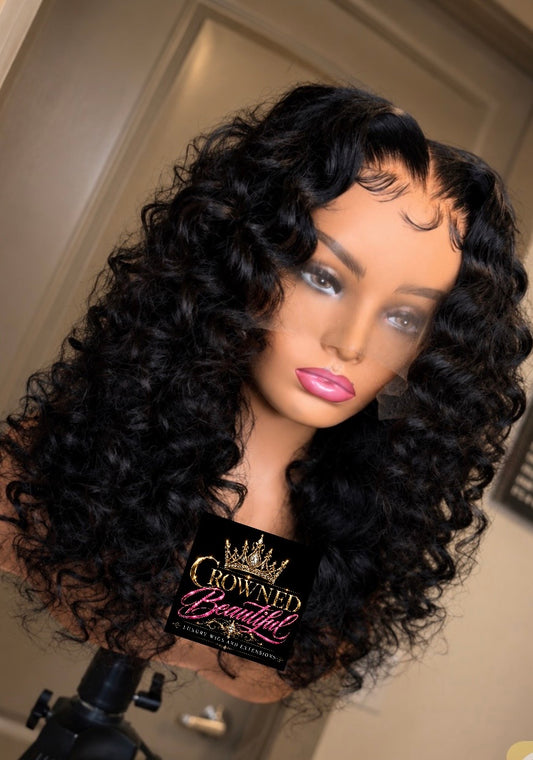 13x4 transparent lace loose deep wave unit